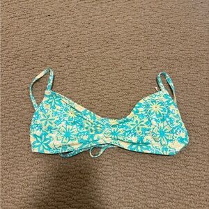 Celebrity Pink Swimwear Bottom in Blue and Yellow